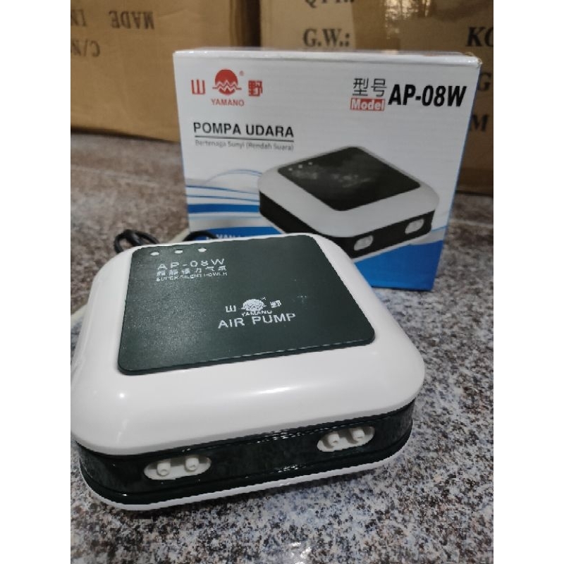 Airpump aerator aquarium kolam YAMANO AP 08