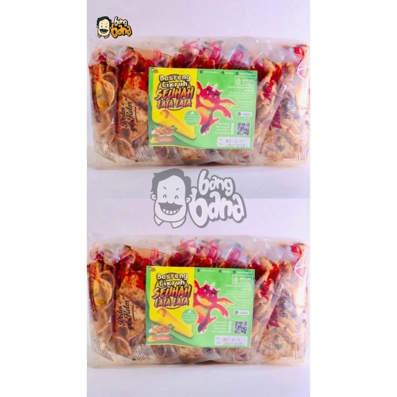 

basreng stik baso ikan stik renyah pedas dan original SEUHAH by bang bana 30 gram 1 pack isi 10 pcs