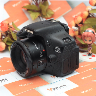 CANON 600D Lensa Fix 50mm F1.8 Yongnuo Kamera DSLR -Paket Bokeh