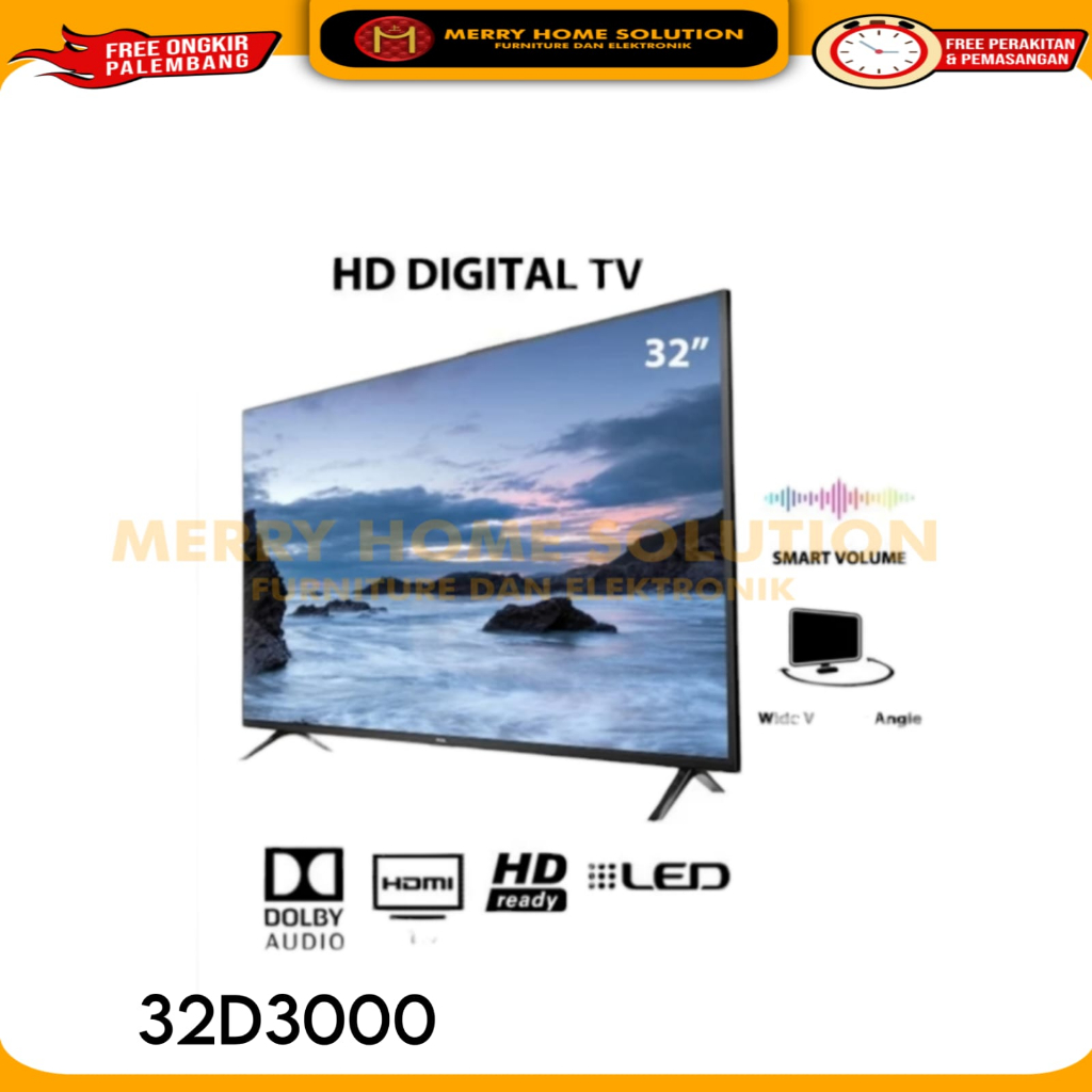 LED TCL 32 INCH  DIGITAL TV