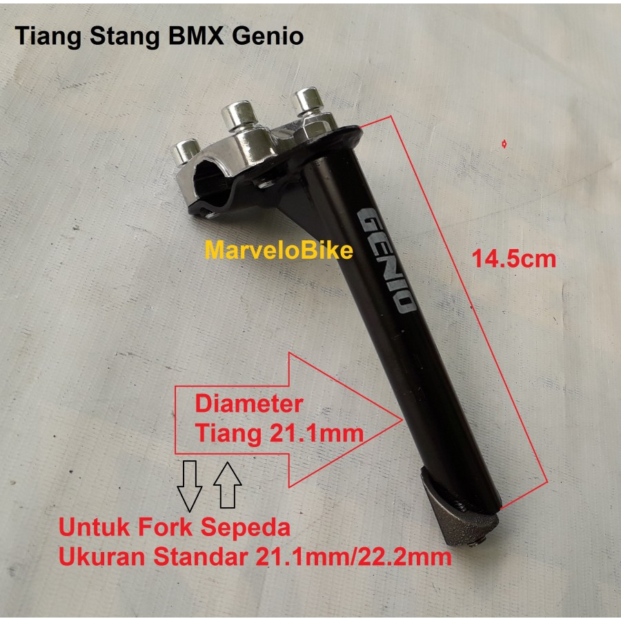 Bango Tiang Stang Sepeda BMX Mini Fixie Genio 21.1mm