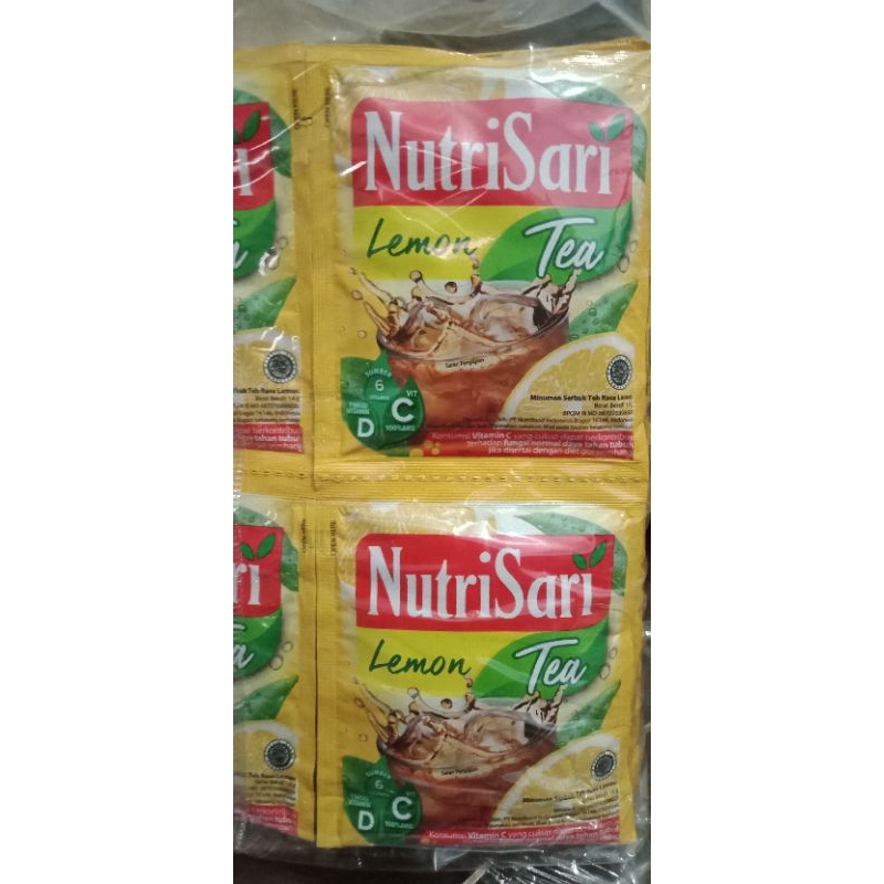 

Nutrisari Lemon Tea 1 Renteng isi 10 sachet