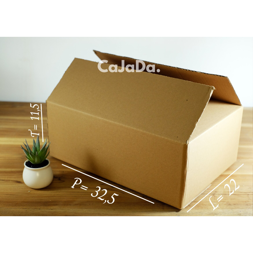 

(10 pcs) KARDUS BARU POLOS 32,5x22x11,5 cm BOX PACKING DUS KOTAK