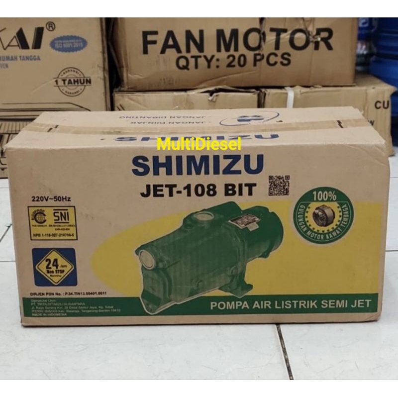 SHIMIZU JET-108BIT Pompa  Air Semi Jet