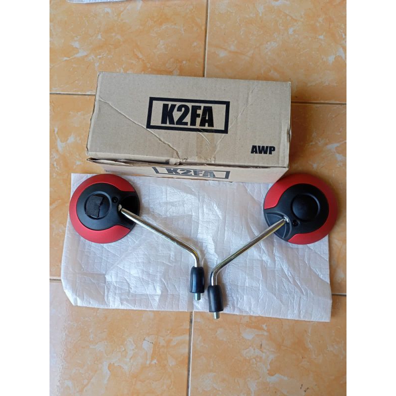 spion scoopy kanan atau kiri merah dof original honda K2FA
