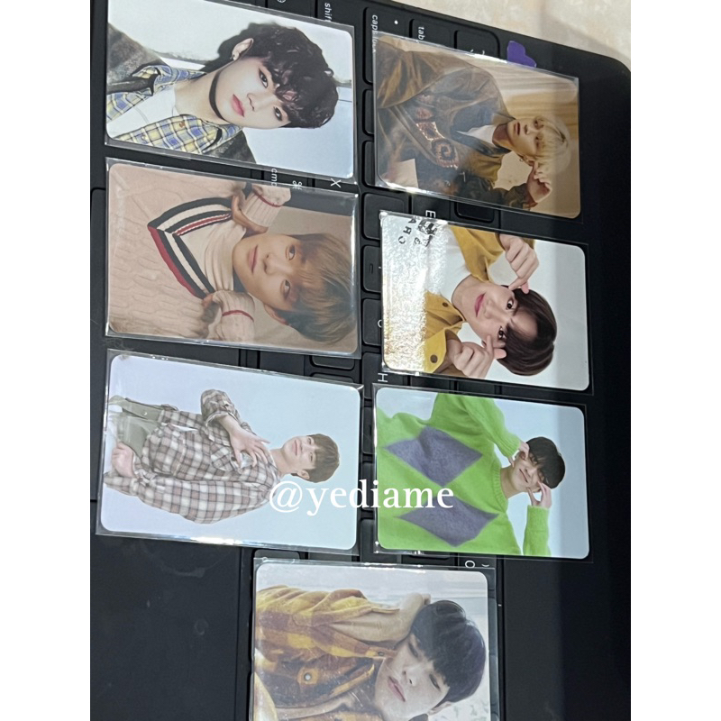 official photocard treasure treasure effect || asahi junkyu haruto doyoung jihoon junghwan jaehyuk