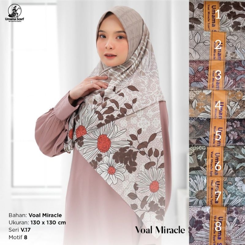 UMAMA SCARF _ Segi empat umama syari / segi tiga umama jumbo / segiempat motif syari