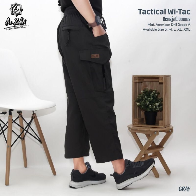 Celana Sirwal Cargo Wi-Tac Bahan Ripstop Nyaman Dipakai / Celana Pangsi TACTICAL DEWASA Merk Az-Zuhr