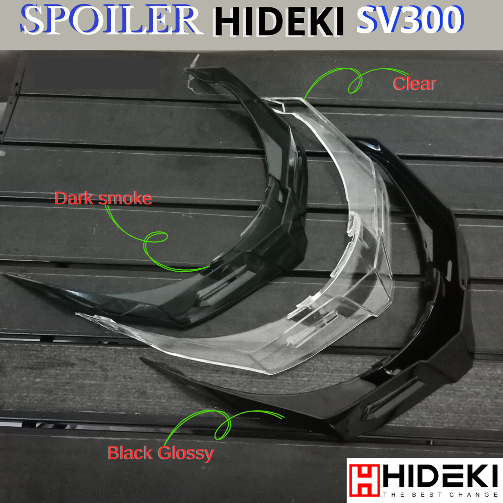 SPOILER HIDEKI SV300 / SPOILER HELM RSV SV300 / SPOILER HELM