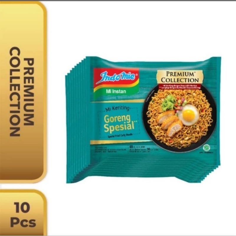 

Indomie Premium Collection Mi Keriting Goreng Spesial 10 Pc