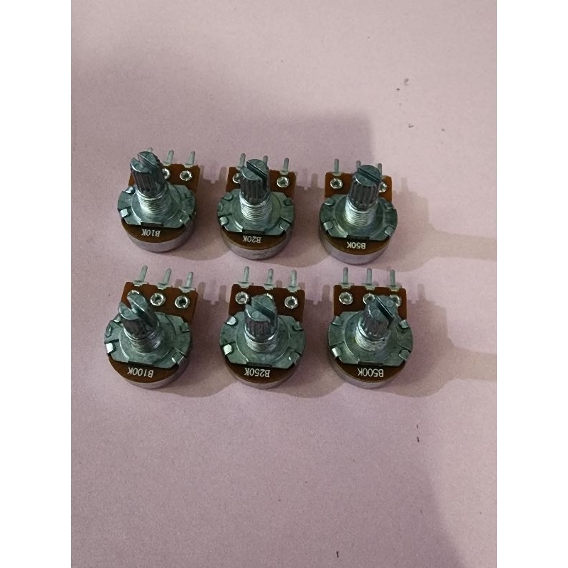 Potensio Mono AS Pendek 15mm 10K 20K 50K 100K 250K 500K Potensio Aplus Potensio A+ Mono Potensio 15m