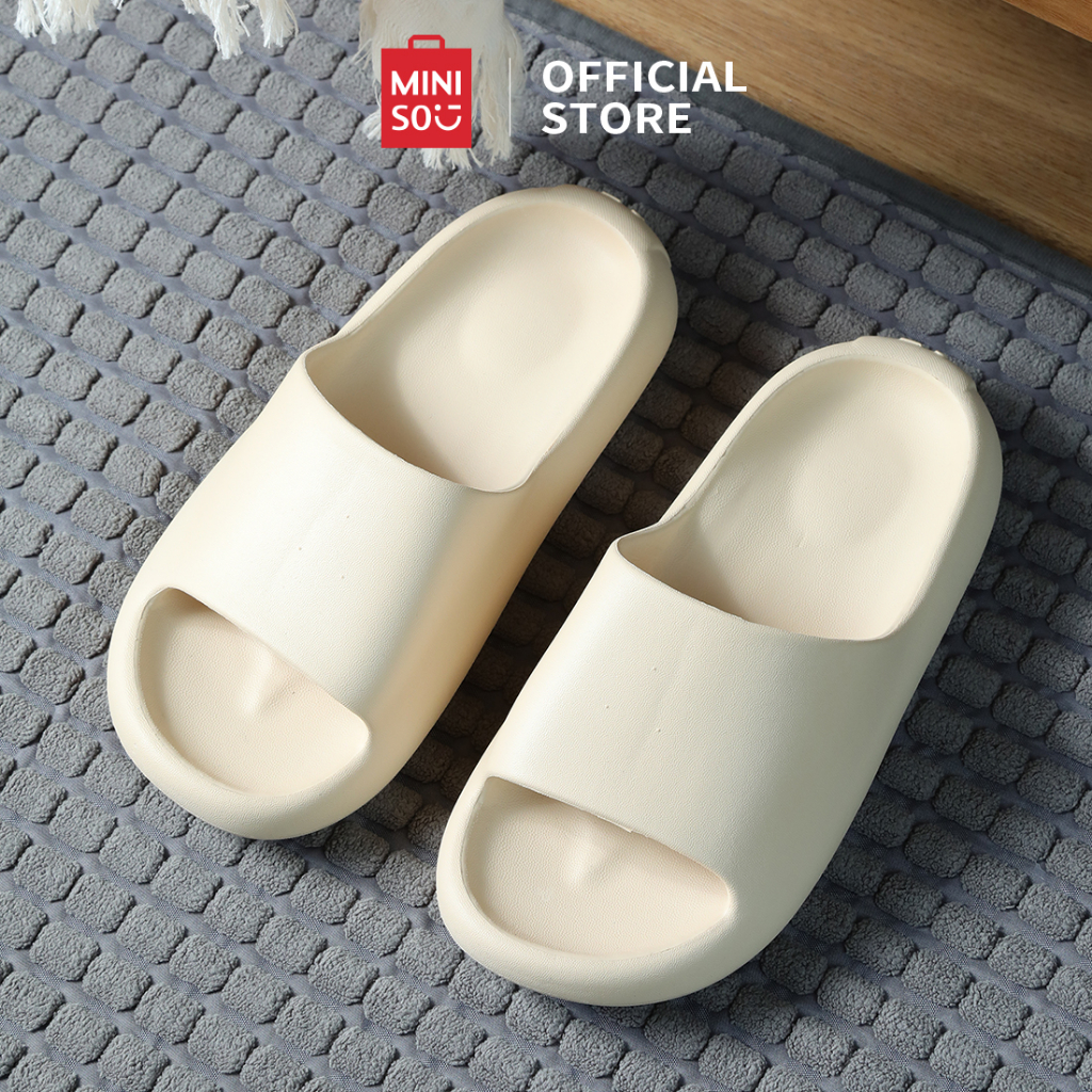 MINISO Sandal Wanita Terbaru Sendal Wanita Sendal Korea Kekinian EVA Pria San Wanita Bath Slippers  