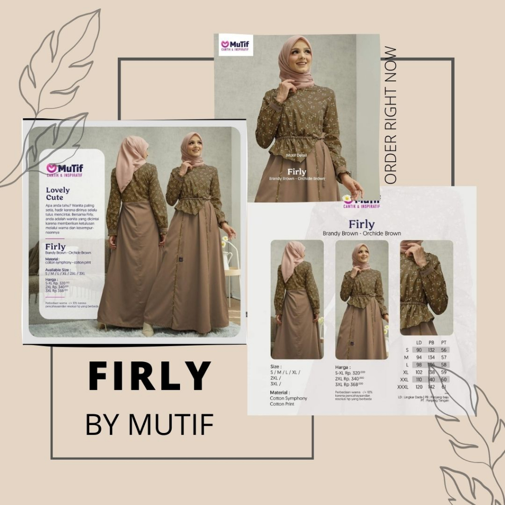GAMIS TERBARU MUTIF FIRLY / GAMIS MUTIF / GAMIS DISKON / GAMIS TERBARU / MUTIF / GAMIS MUTIF FIRLY /
