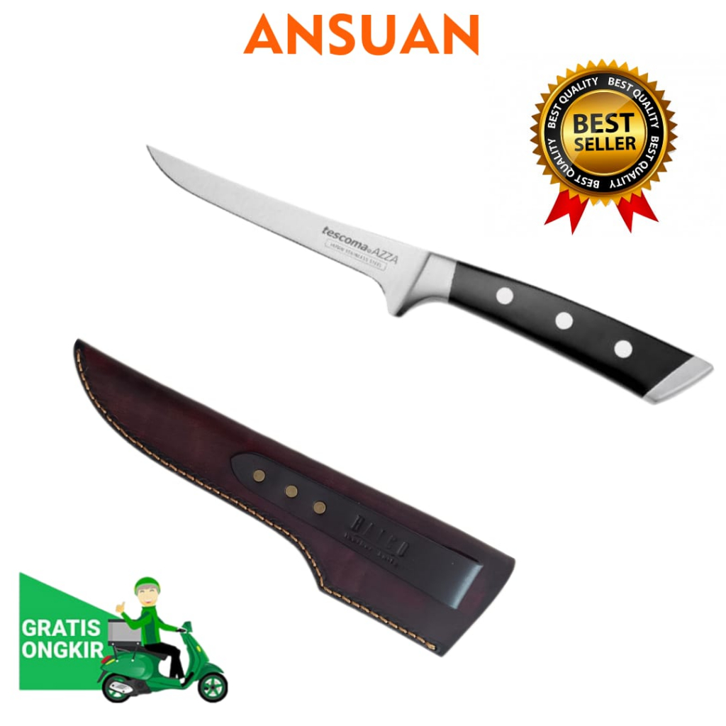 Sarung Pisau Kulit Sapi Pisau Boning Daging