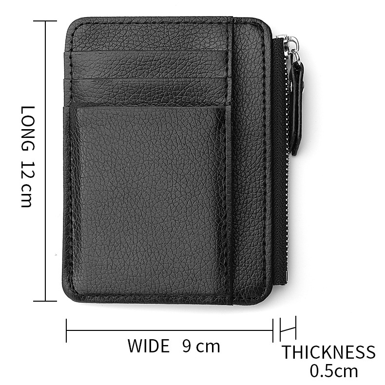 DOMPET KARTU POLOS KEKINIAN KULIT CARD HOLDER SIMPLE BOULE WA761B5 HITAM RESLETING WANITA BISA PRIA ATM TERBARU WALLET MINI SLIM DESIGN BRANDED KOREA REMAJA