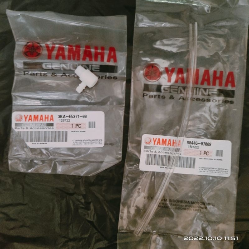 nepel selang hawa mesin yamaha rx king rxs rxk ninja mio original