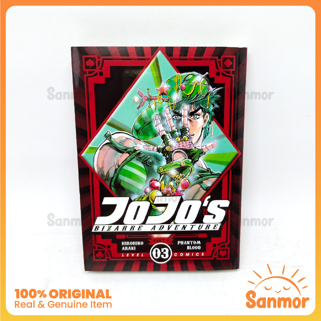 Buku Komik Manga Jojo's Bizarre Adventure Vol 3 - Part 1 Phantom Blood Preloved