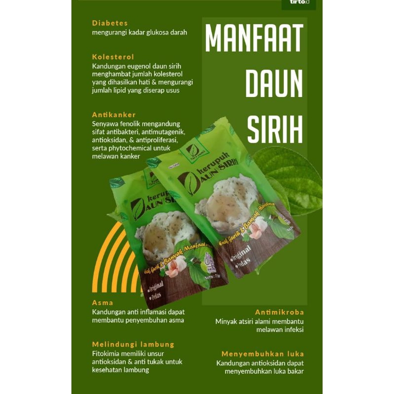

kerupuk daun sirih