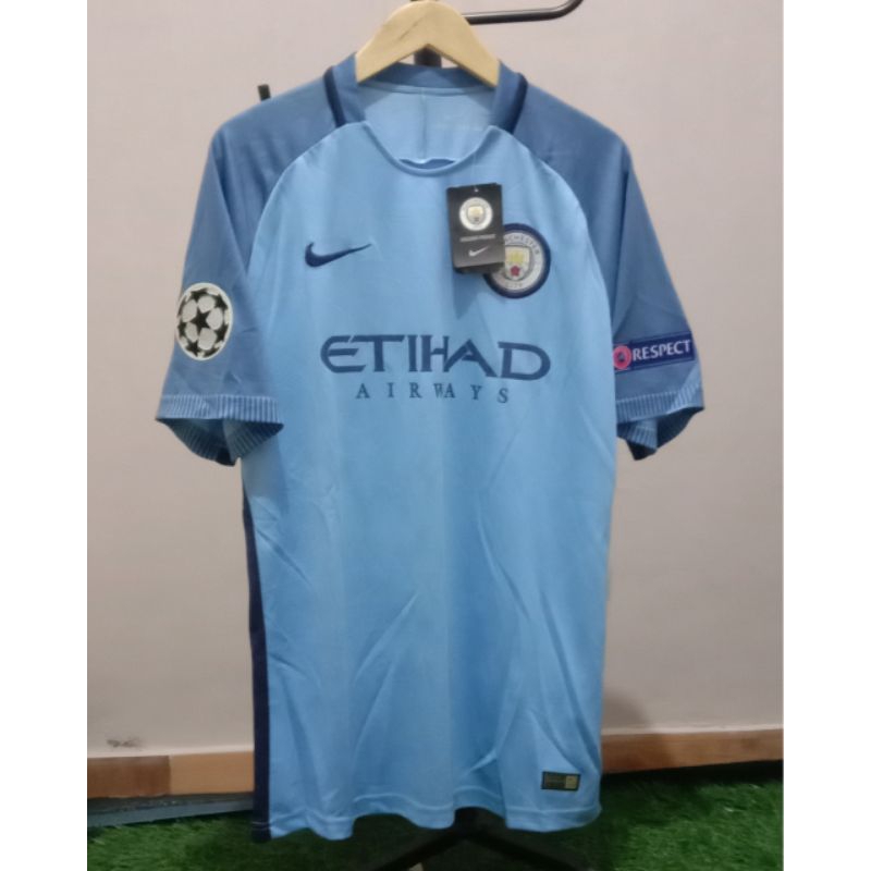 JERSEY MANCHESTER CITY HOME 2016 NAMESET (DE BRUYNE) #17 SIZE XL