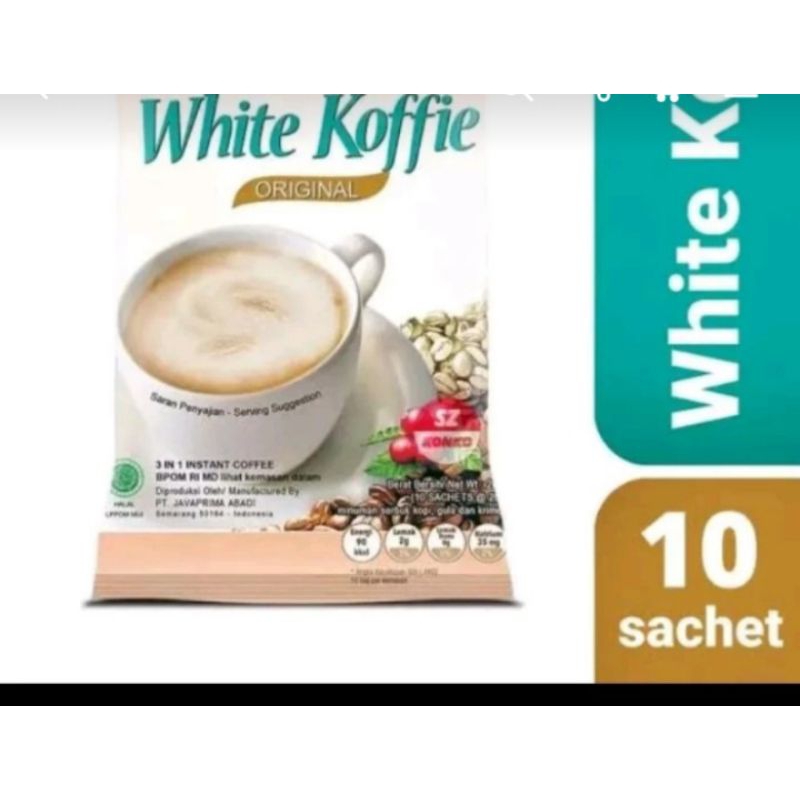 

luwak white coffe original 10 sachet