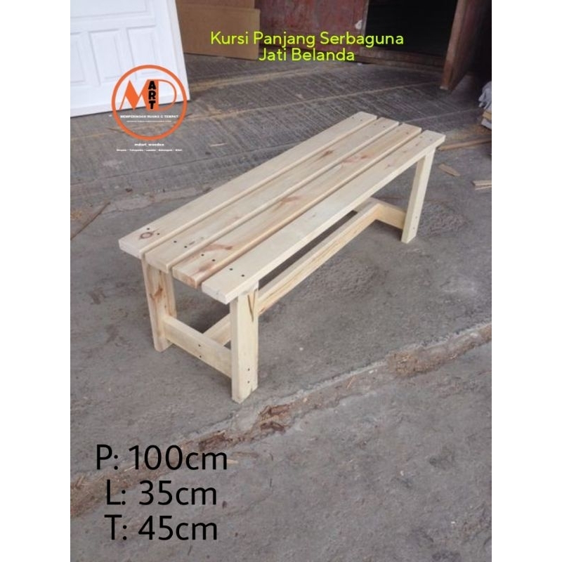 Kursi Panjang Kayu Jati Belanda/Kursi Panjang/Kursi panjang Serbaguna