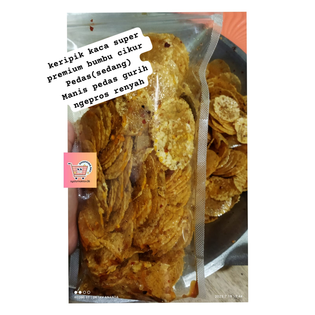 

Keripik Kaca Super Premium 250gram Bumbu Cikur