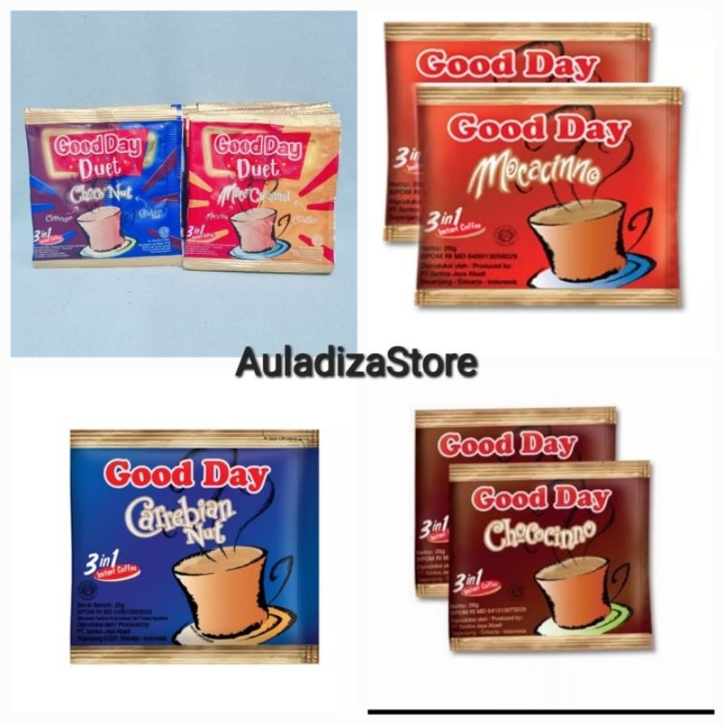 

kopi instan goodday mix 2 rasa, pikopi gula aren