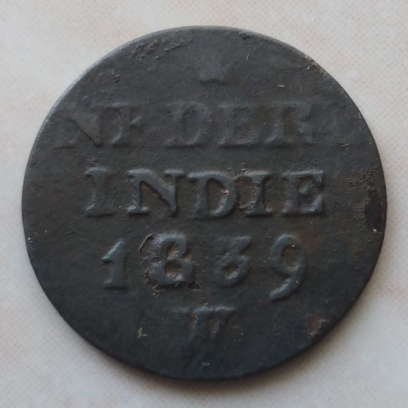 Koin Kuno 1 Cent Nederl Indie 1839 - YN447