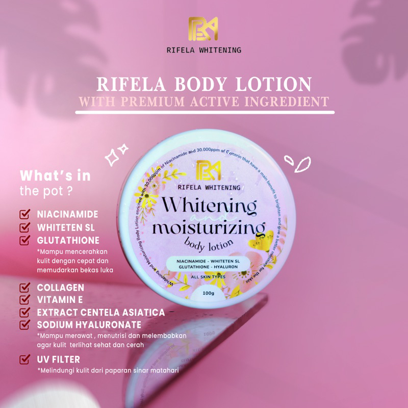 [ RIFELA WHITENING BPOM ] HB LOTION EXTRA WHITENING DENGAN BAHAN AKTIF PREMIUM