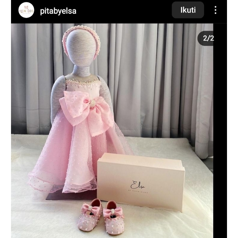 preloved dress pesta anak dress pesta anak pitabyelsa gaun pesta anak