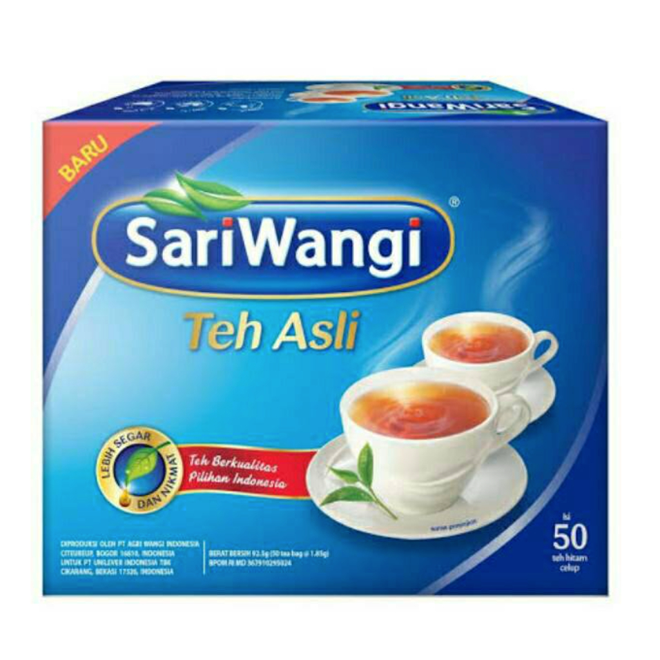 

Sariwangi Teh Celup Aasli isi 50's