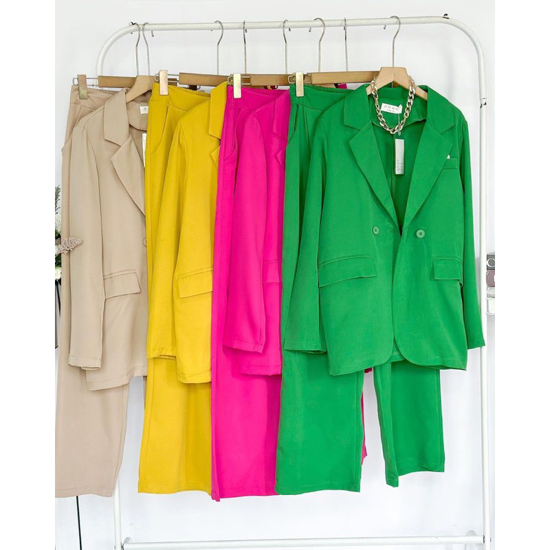 Corla set setelan Blazer basic premium import bangkok BKK