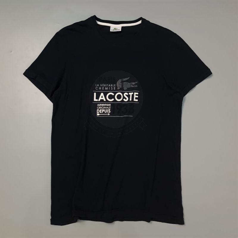 Kaos Pria Merk LACOSTE // BOWO.2ND SECOND BRANDED