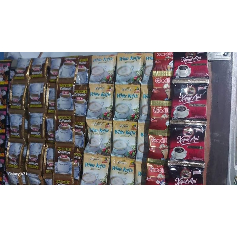 

Kopi white kopi luwak saset renceng isi 10 saset