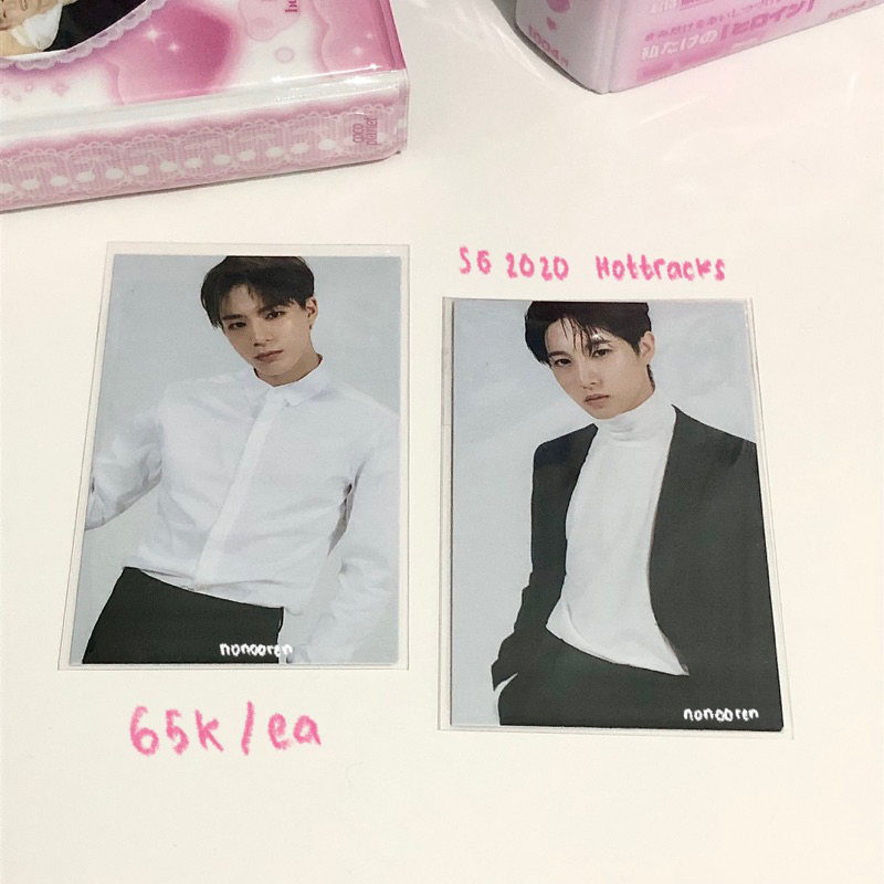 jeno renjun nct dream photocard pc bene benefit sg season greeting 2020 20 hottracks