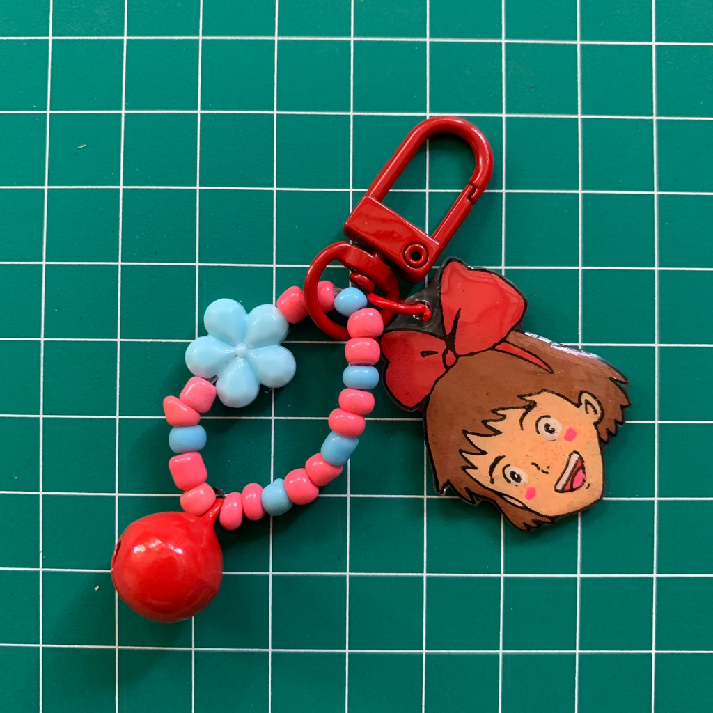 Anting / Gantungan Kunci / Pin Ghibli Karakter Kiki [Kiki's Delivery Service]