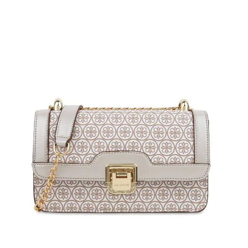 Tas Selempang Les Catino Sieren Crossbody Mngrm Warm Taupe