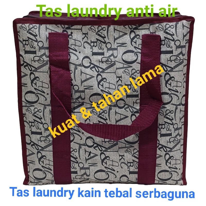 Tas laundry jumbo | Tas karung kain tebal serba guna