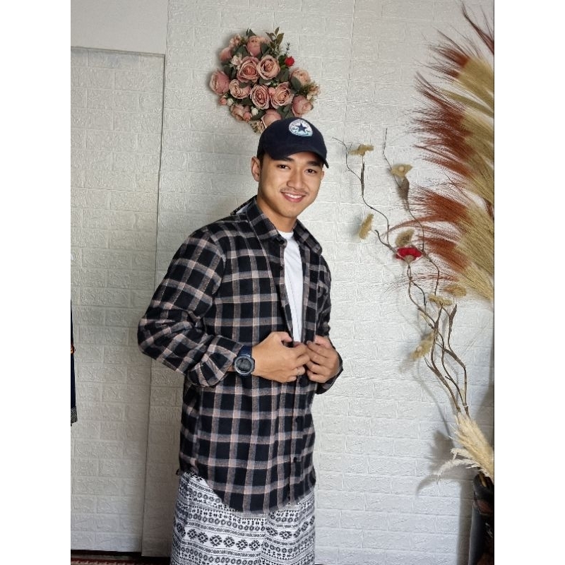 Kemeja Flanel Kotak-kotak FL04 Bisa Couple Anak dan Ayah Kemeja Kotak Pria Wanita dan Anak