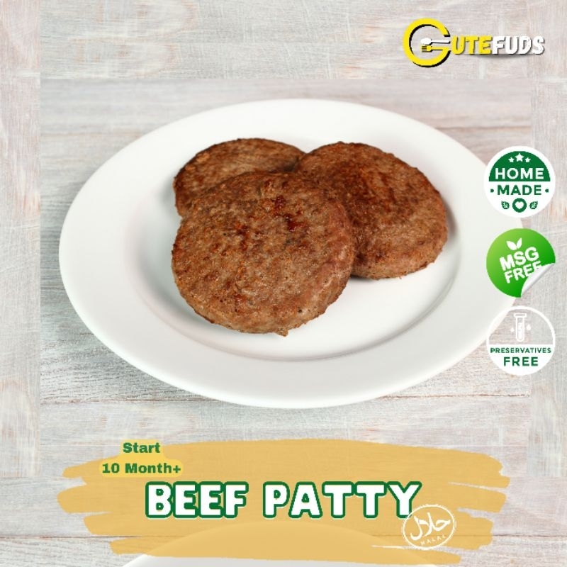 

Beef Patty Homemade No MSG MPASI