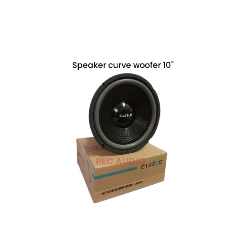 speaker curve woofer 10 inch