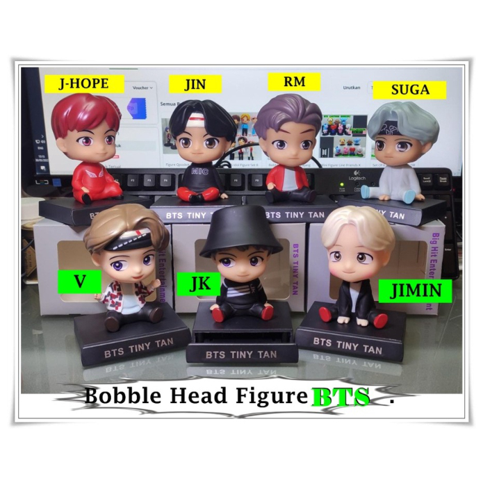 (SP) FIGURE BTS TINYTAN BOBBLE HEAD KEPALA GOYANG PAJANGAN DASHBOARD MOBIL