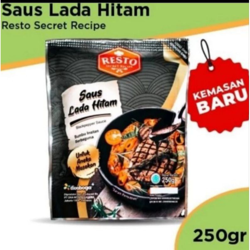 

Resto Secret Recipe Saus Lada Hitam 250gr Blackpepper Sauce