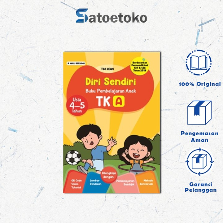 Diri Sendiri, Buku Pembelajaran Anak TK-A, Usia 4-5 Tahun