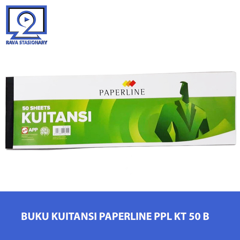 

Buku Kwitansi Besar PAPERLINE (10X32 CM)/PPL KT 50 B