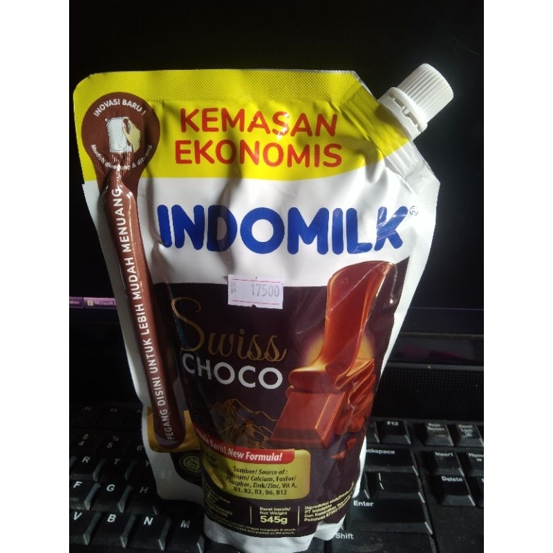 

indomilk pouch coklat 545gr