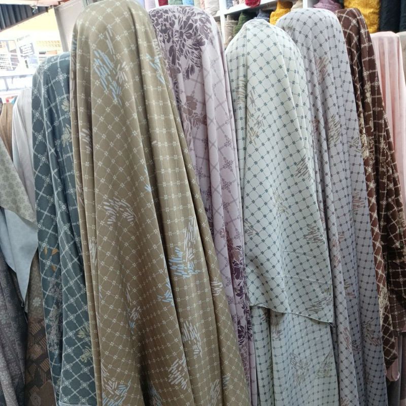 Kain Sutra Silk Motif Cantik Dan Mewah Tidak Terawang