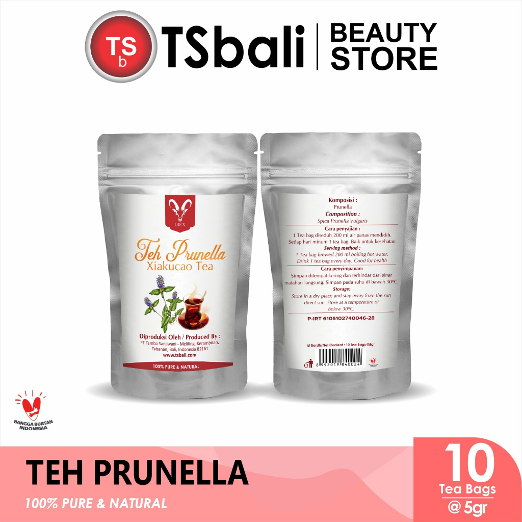 

IBEX - Teh Prunella | Xiakucao Tea | Self Heal Tea | Prunella Vulgaris Tea 5gr x 10 Tea