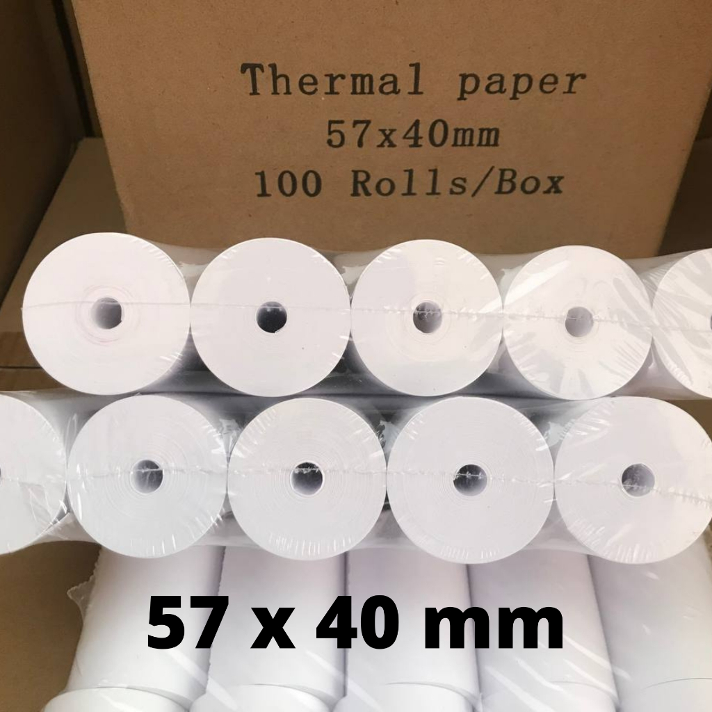 

Kertas Struk Thermal / Kertas Kasir Struk / Kertas Roll Kasir / Kertas Thermal 57x40