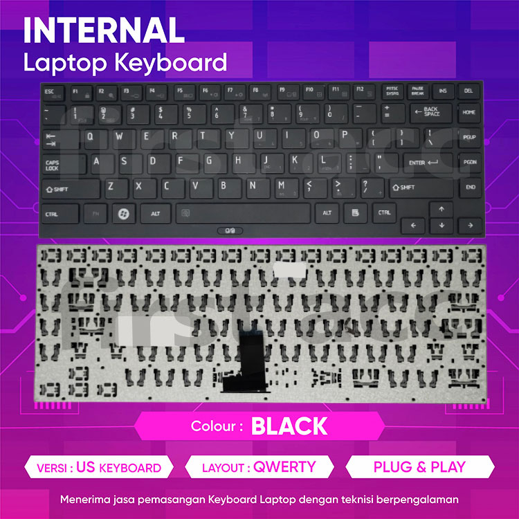 Keyboard Toshiba Dynabook R700 R732/H R732 New